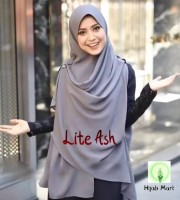 Large Ready Hijab-Lite Ash