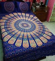 অরিজিনাল হোম টেক্সট ডাবল সাইজ কটন বেডশিট (bedsheet)216