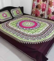 অরিজিনাল হোম টেক্সট ডাবল সাইজ কটন বেডশিট (bedsheet)M-360