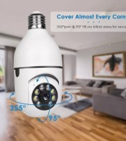 1 Megapixel 720 Regulation 360 Degree PTZ Bulb System WiFi IP Camera