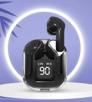 (black) UltraPods Max Transparent Wireless Earbuds