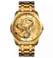 Golden Waterproof Dragon watch